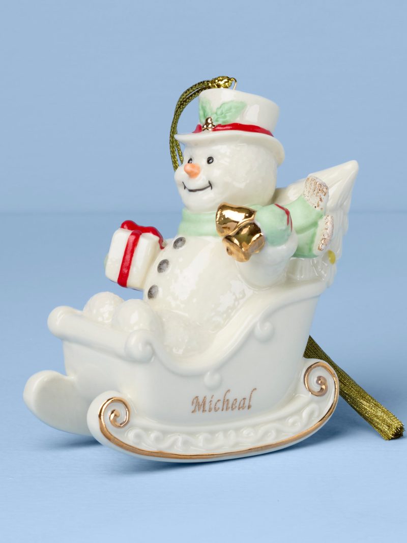 Personalized Snowman Ornament